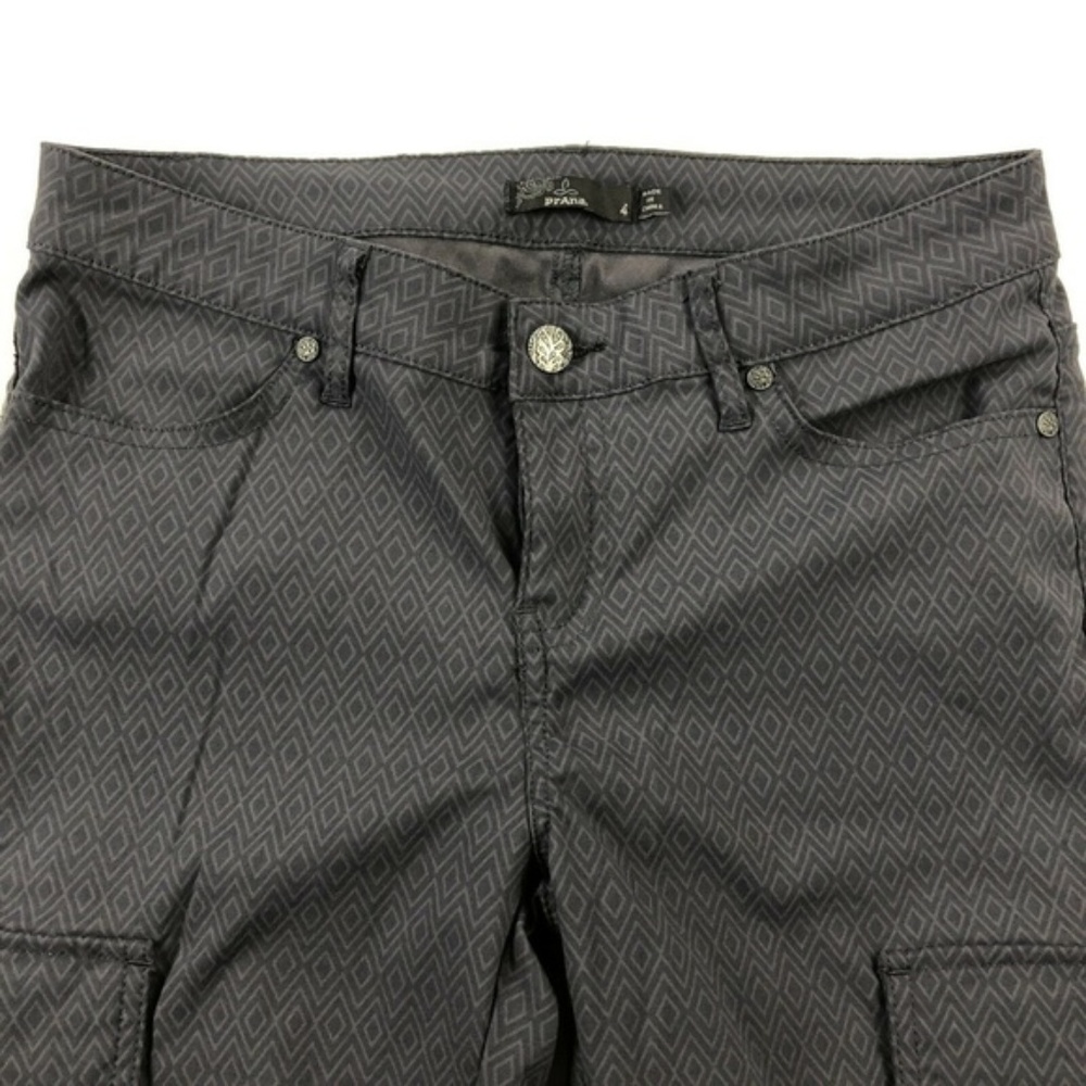 Prana Meme Skinny Nylon Cargo Pants - Gray